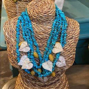 Rosaline Falling Leaves Necklace & Earrings